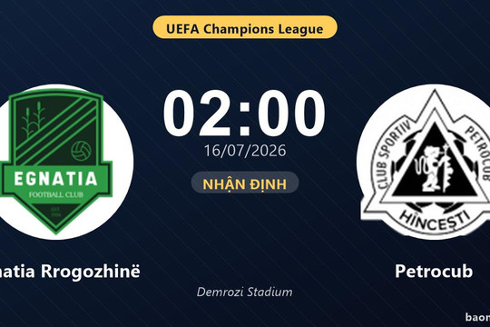 Nhận định Egnatia Rrogozhinë vs Petrocub: đội hình dự kiến