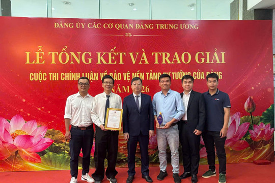 VTV giành giải A cuộc thi chính luận bảo vệ nền tảng tư tưởng của Đảng năm 2026