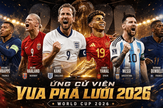 Cuộc đua Vua phá lưới World Cup 2026: Messi và Mbappé so kè kịch tính trước trận cuối