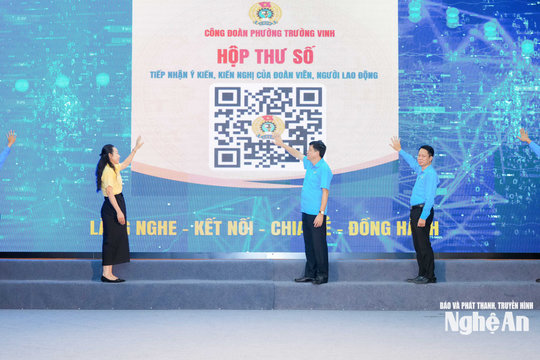 Diễn đàn 'Lắng nghe đoàn viên, người lao động nói' và ra mắt hộp thư Công đoàn số