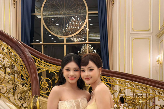 Á hậu Minh Kiên và Đào Thị Hiền gây chú ý với nhan sắc chín muồi khi hội ngộ