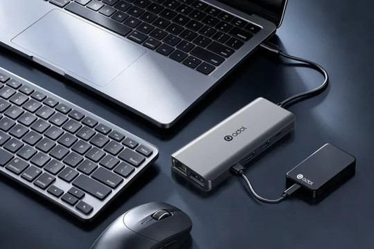 Asus Adol HC112: Trạm kết nối 11 trong 1 siêu nhỏ gọn hỗ trợ xuất 3 màn hình và sạc 100W