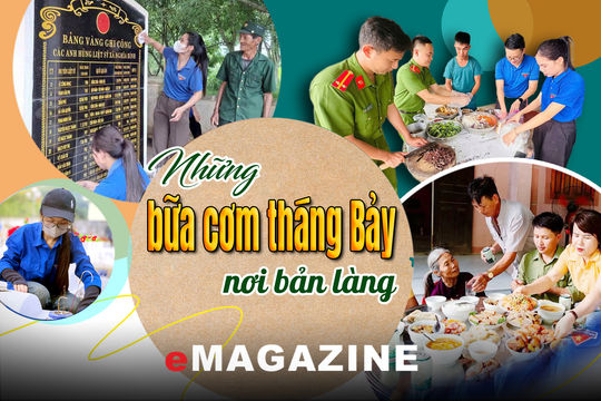 Những bữa cơm tháng Bảy nơi bản làng
