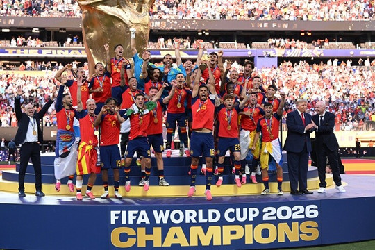 Tây Ban Nha vô địch World Cup 2026: Nhận mưa tiền thưởng 1.322 tỷ đồng và cú hích thương mại