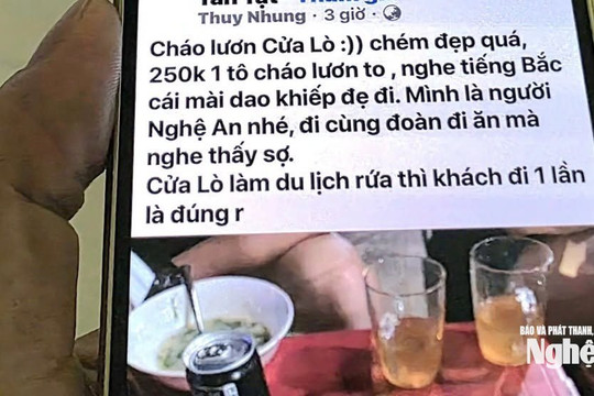 Vụ tô cháo lươn 250.000 đồng ở Cửa Lò: Tô cháo cỡ lớn cho nhiều người lúc 1h sáng, có yêu cầu thêm lươn