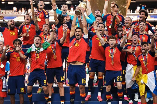 BXH FIFA tháng 7/2026: Tây Ban Nha chiếm đỉnh thế giới, Morocco lập kỳ tích lịch sử