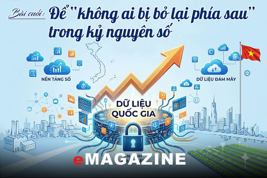 Dữ liệu quốc gia - nguồn tài nguyên mới cho phát triển kinh tế - xã hội: Bài cuối: Để 'không ai bị bỏ lại phía sau' trong kỷ nguyên số