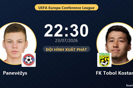 Trực tiếp Panevėžys vs FK Tobol Kostanay: Trận đấu đang diễn ra