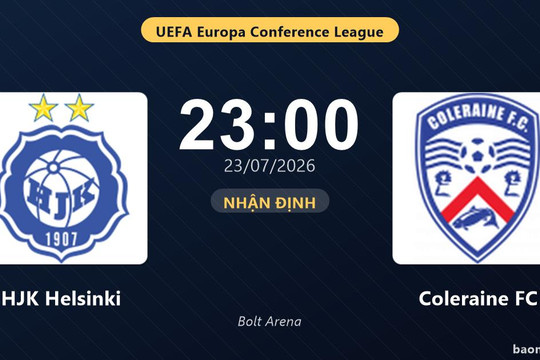 Nhận định HJK Helsinki vs Coleraine FC: đội hình dự kiến