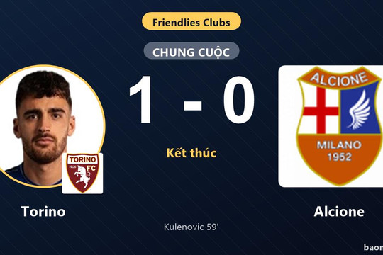 Kulenovic giúp Torino hạ Alcione trong trận giao hữu CLB