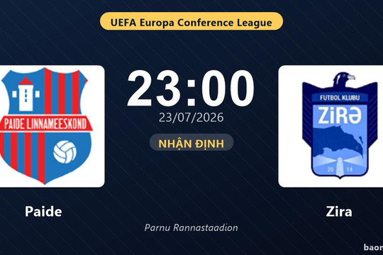 Nhận định Paide vs Zira: đội hình dự kiến