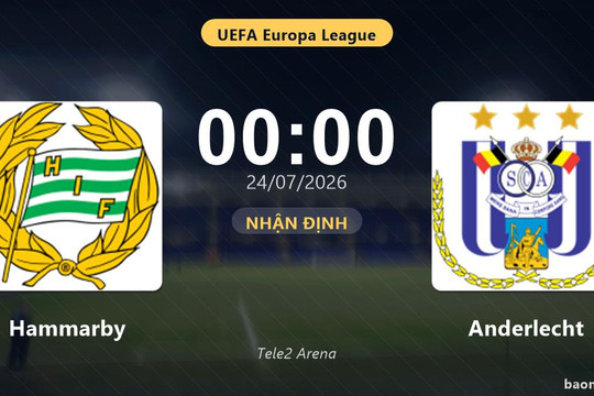 Adjei gỡ hòa phút 90, Hammarby và Anderlecht chia điểm