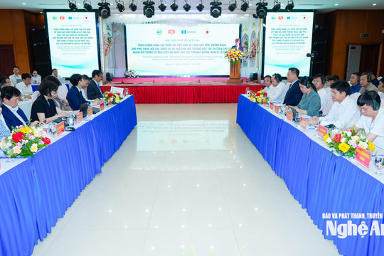 Khởi động Dự án tăng cường năng lực cảnh báo sớm, ứng phó và phục hồi sau thiên tai tại Nghệ An