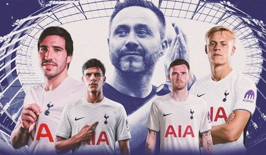 Tottenham chi hơn 237 triệu bảng đại tu đội hình: Canh bạc tất tay cùng Roberto De Zerbi