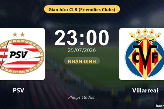 Nhận định PSV vs Villarreal: đội hình dự kiến