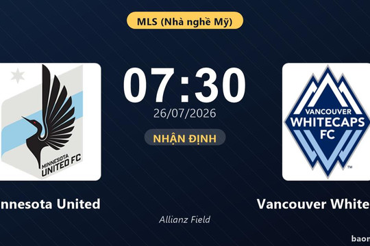 Nhận định Minnesota United vs Vancouver Whitecaps: đội hình dự kiến