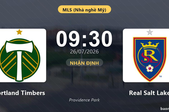 Nhận định Portland Timbers vs Real Salt Lake: đội hình dự kiến