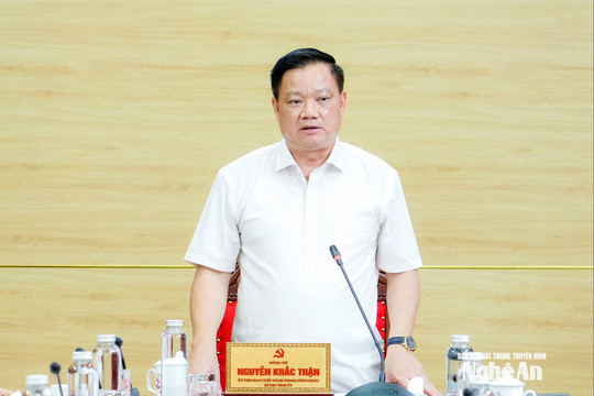 Bí thư Tỉnh ủy: Quyết liệt, tập trung lãnh đạo, chỉ đạo, điều hành để đạt mục tiêu tăng trưởng