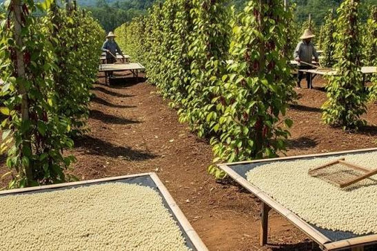 Giá tiêu hôm nay 29/7/2026: Đi ngang trên, Lâm Đồng cao nhất 142.000 đồng/kg