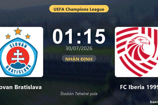 Nhận định Slovan Bratislava vs FC Iberia 1999: đội hình dự kiến