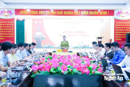 Ban Thường trực Ủy ban MTTQ Việt Nam tỉnh Nghệ An thống nhất triển khai diễn đàn "Tháng nghe dân nói"