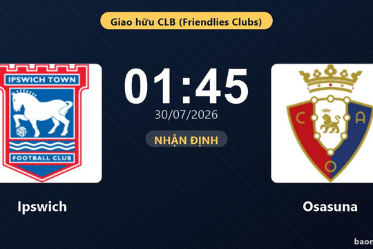 Nhận định Ipswich vs Osasuna: đội hình dự kiến