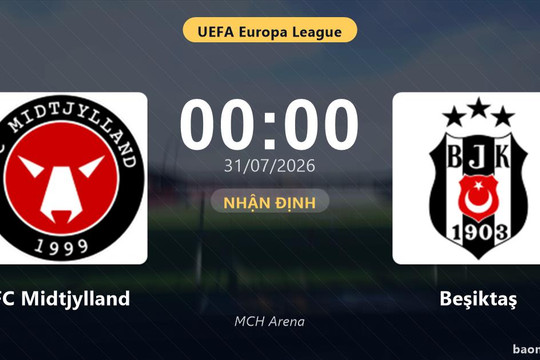 Nhận định FC Midtjylland vs Beşiktaş: đội hình dự kiến
