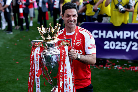 Arsenal chấm dứt 22 năm chờ đợi vô địch Premier League: Vì sao Mikel Arteta cấm sự hài lòng?