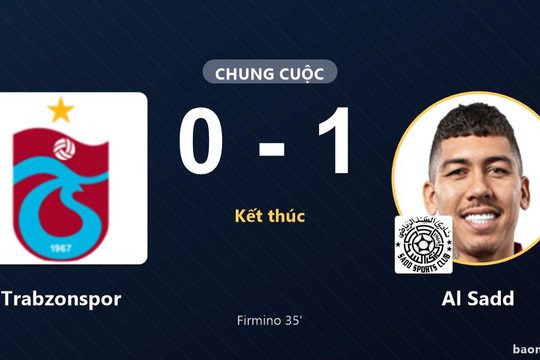 Al Sadd hạ Trabzonspor trong trận giao hữu tại Medical Park Stadyumu