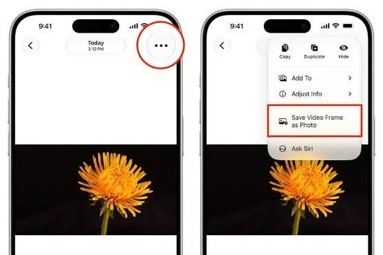 Trích xuất ảnh nét căng từ video trên iOS 27: Thay thế hoàn toàn thao tác chụp màn hình