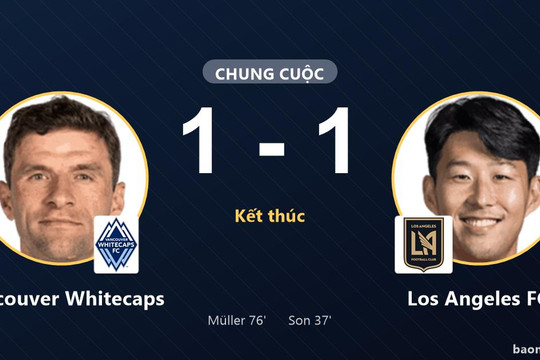 Hòa Los Angeles FC, Vancouver Whitecaps giữ ngôi đầu, cả hai cùng giành vé