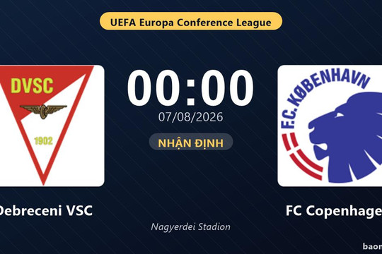 Nhận định Debreceni VSC vs FC Copenhagen: đội hình dự kiến