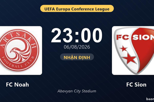 Nhận định FC Noah vs FC Sion: đội hình dự kiến