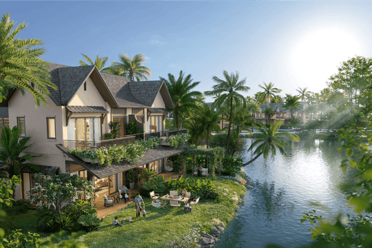 Ecopark ra mắt biệt thự đảo The Palm Island tại đại đô thị xanh lớn nhất miền Trung
