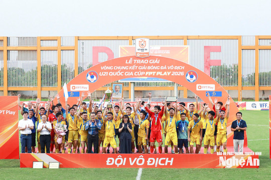 Bí quyết để lò đào tạo Sông Lam Nghệ An giành 3 chức vô địch