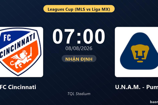 Nhận định FC Cincinnati vs U.N.A.M. - Pumas: đội hình dự kiến