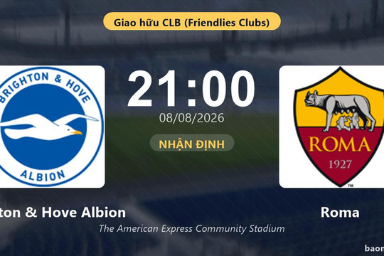 Nhận định Brighton & Hove Albion vs Roma: đội hình dự kiến