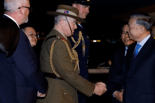 Tổng Bí thư, Chủ tịch nước Tô Lâm bắt đầu thăm cấp Nhà nước tới Australia