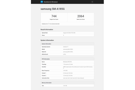 Phân tích cấu hình Samsung Galaxy A18: Sự kết hợp kỳ lạ giữa chip 2022 và Android 17