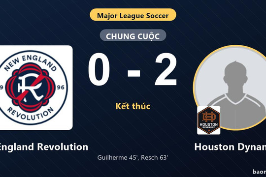 Quật ngã New England Revolution 2-0, Houston Dynamo chính thức giành vé vào vòng 1/16