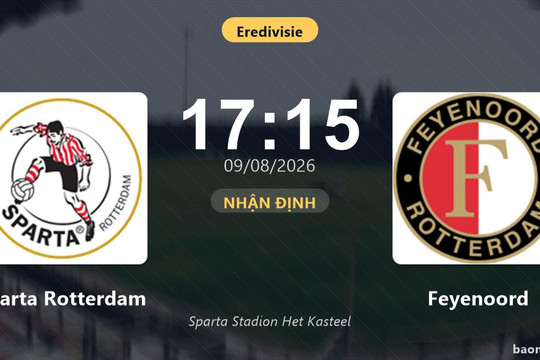 Nhận định Sparta Rotterdam vs Feyenoord: đội hình dự kiến