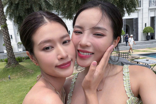 Kỳ Duyên gây chú ý khi kiên trì đưa Hoa hậu Thiên Ân đi học lái xe trước ngày thi sát hạch