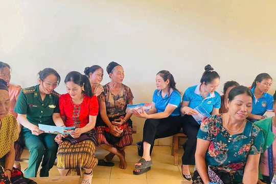 Chương trình “Đồng hành cùng phụ nữ biên cương” tại xã Tam Thái, Tam Quang