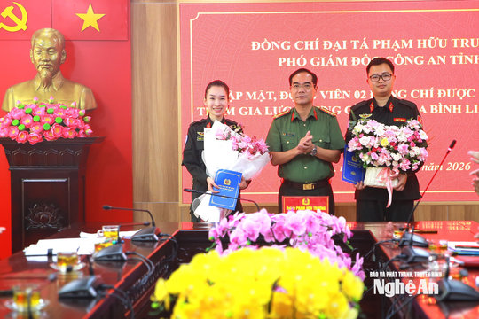 Công an Nghệ An có 2 sĩ quan tham gia lực lượng gìn giữ hòa bình Liên hợp quốc