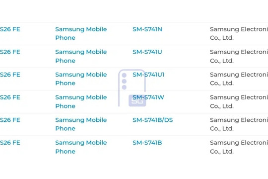Samsung Galaxy S26 FE cùng Tab S12 Series lộ mã model quốc tế và ngày ra mắt chính thức