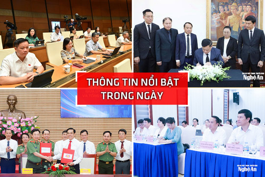 Nghệ An: Thông tin nổi bật ngày 11/8