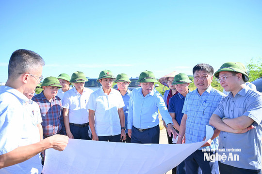 Phó Chủ tịch UBND tỉnh kiểm tra tiến độ các dự án giao thông