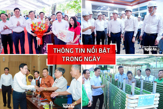 Nghệ An: Thông tin nổi bật ngày 12/8
