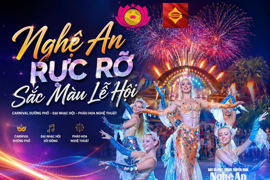 Infographics: Chương trình chi tiết Carnival đường phố, đại nhạc hội và bắn pháo hoa tại Nghệ An