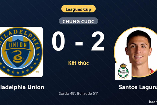 Ghi hai bàn chớp ngoáng, Santos Laguna quật ngã Philadelphia Union ngay tại Subaru Park
